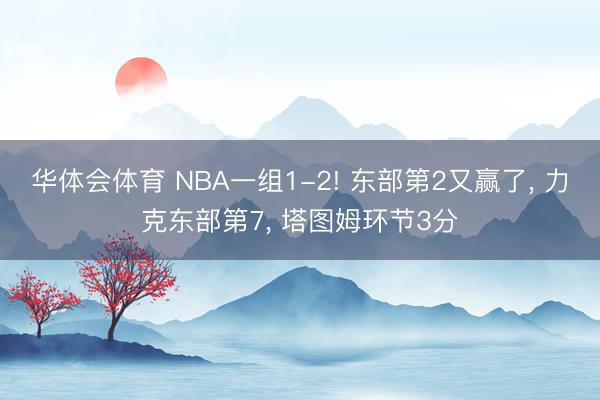 华体会体育 NBA一组1-2! 东部第2又赢了, 力克东部第7, 塔图姆环节3分